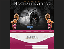 Tablet Screenshot of mein-hochzeitsfilm.com